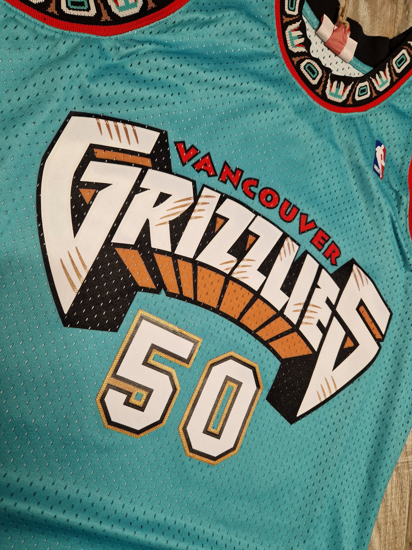 Bryant Reeves Vancouver Grizzlies Jersey Size Large