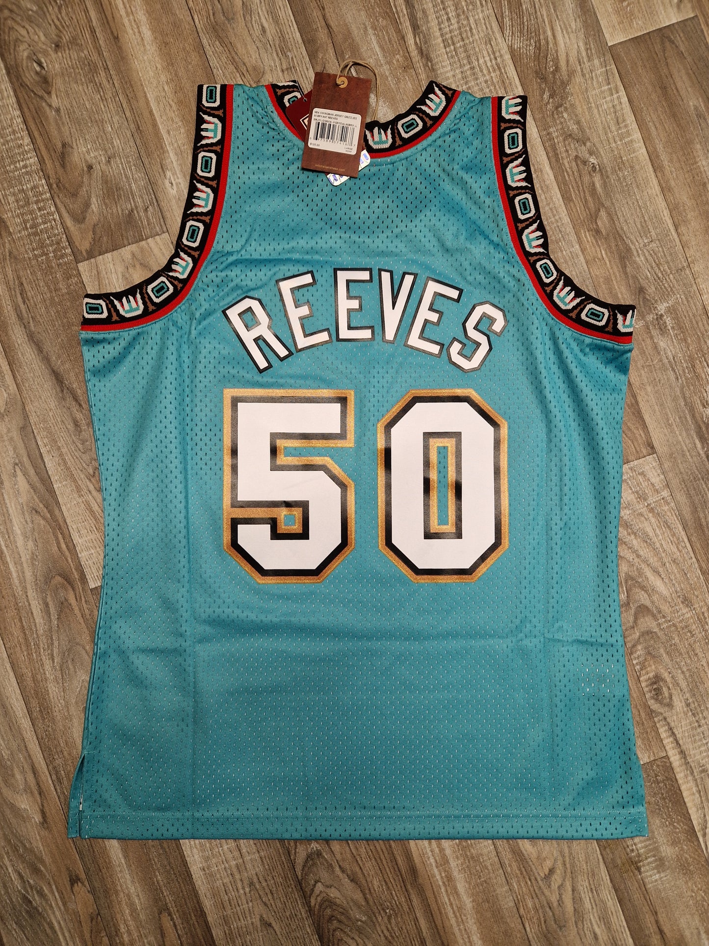 Bryant Reeves Vancouver Grizzlies Jersey Size Large