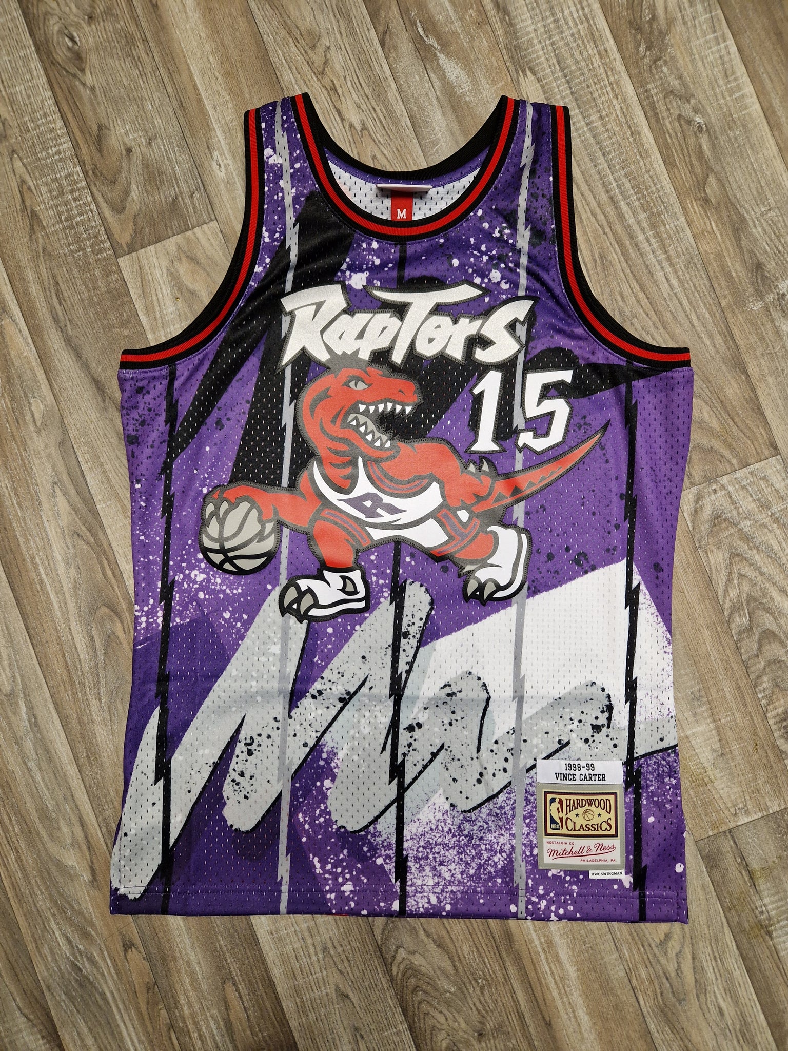 Mitchell & Ness NBA Toronto Raptors Swingman Jersey Charles Oakley  Purple 1999