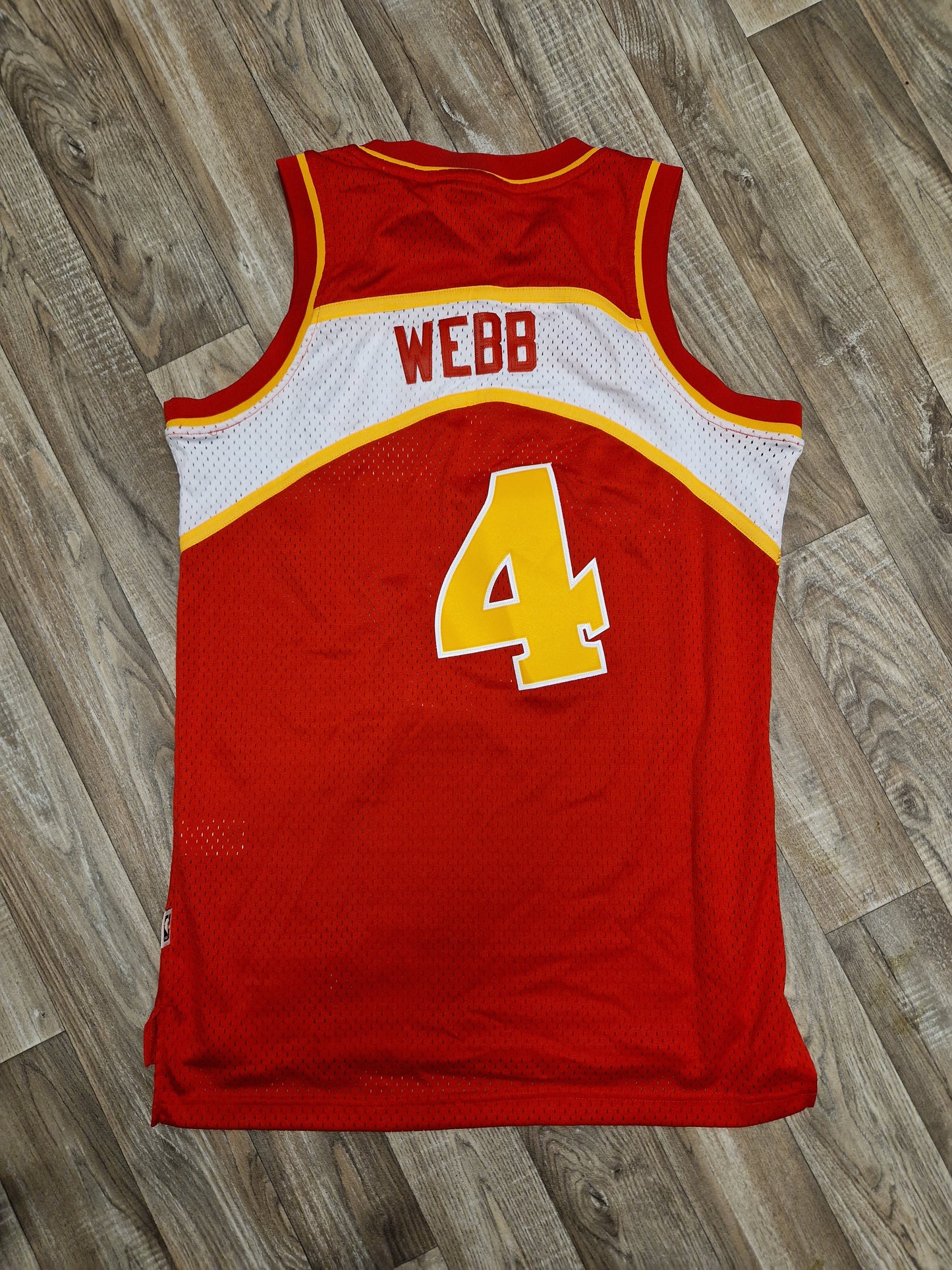 Spud Webb Atlanta Hawks Jersey Size Small