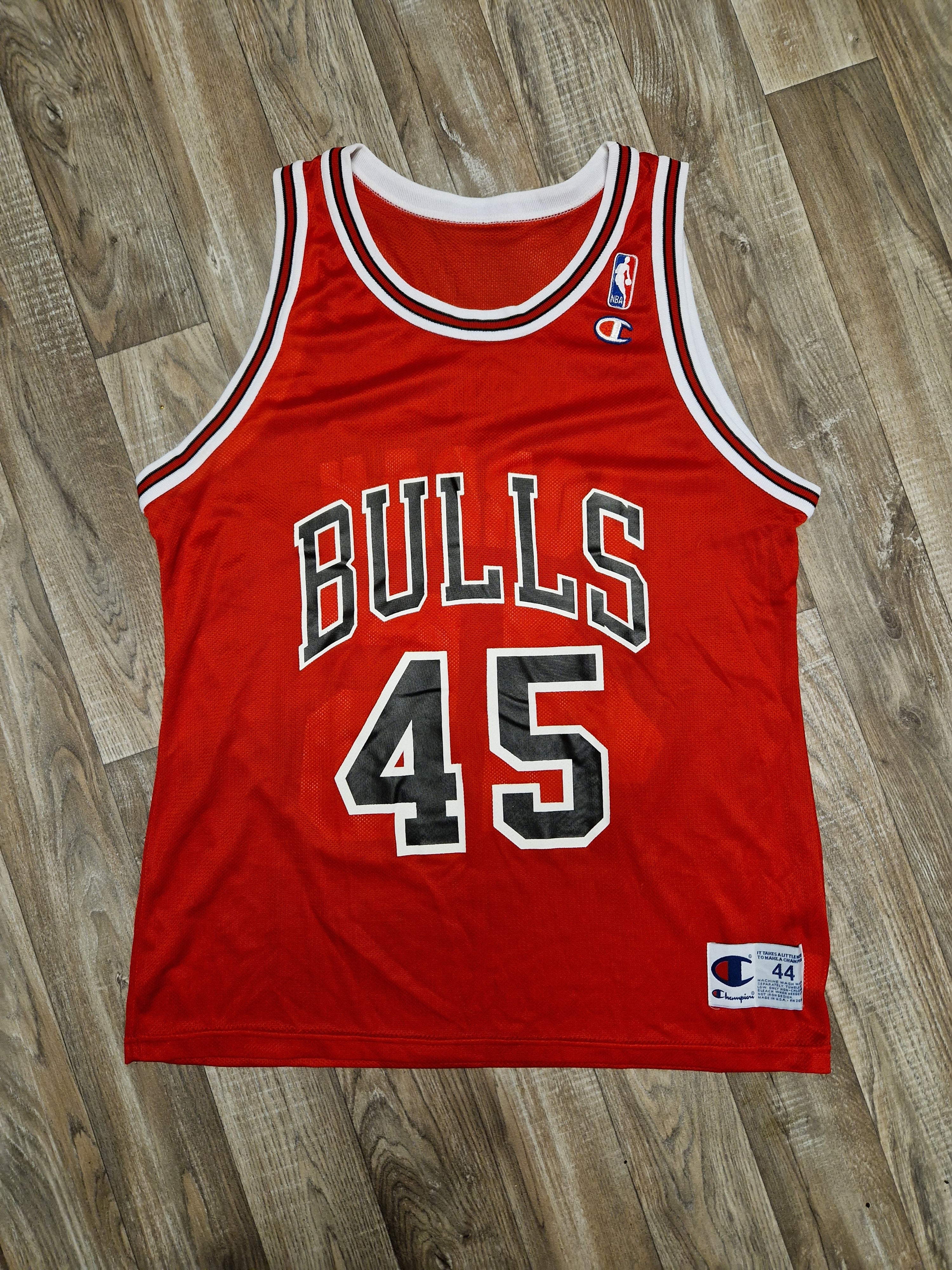 Michael Jordan Chicago Bulls Jersey Size Large The Throwback Store