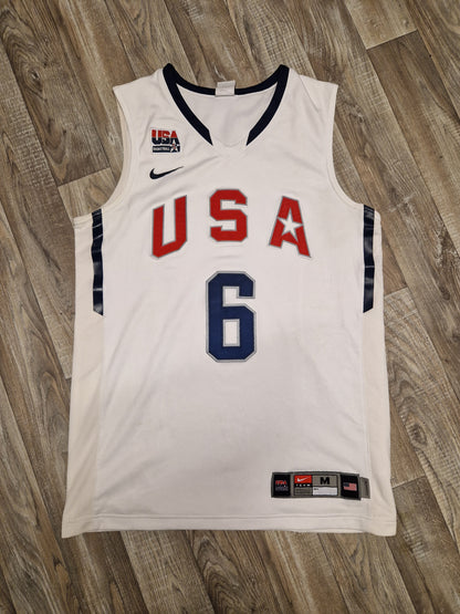 LeBron James Authentic Team USA Jersey Size Medium