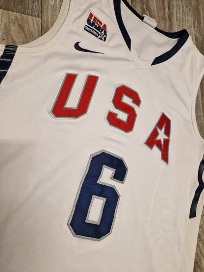 LeBron James Authentic Team USA Jersey Size Medium