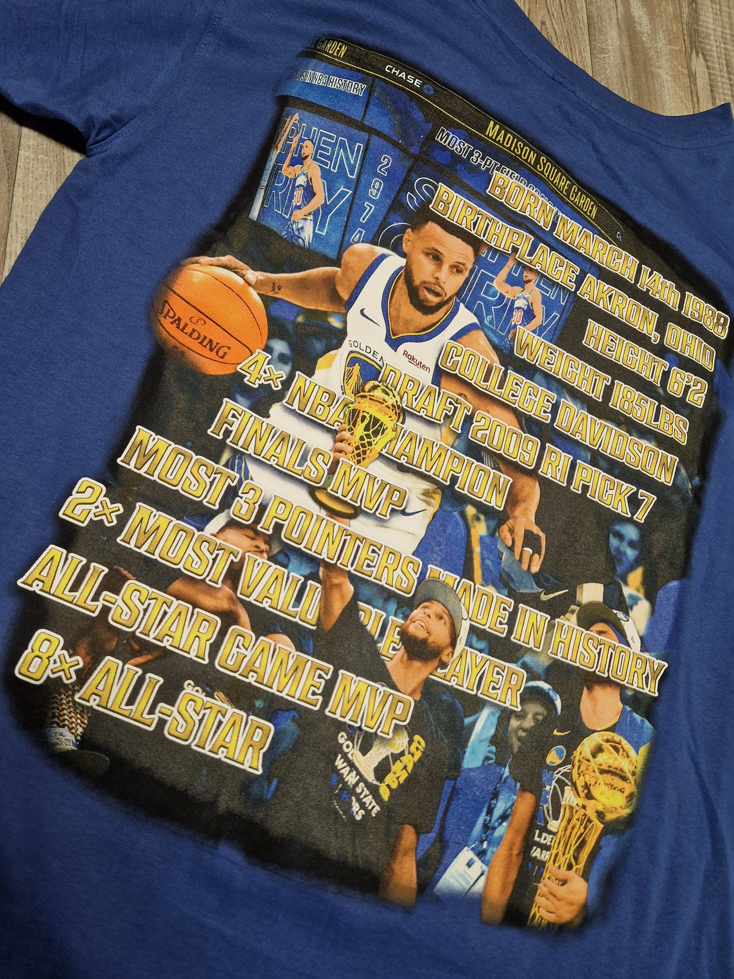 Steph Curry Marino Morwood T-Shirt Size Large