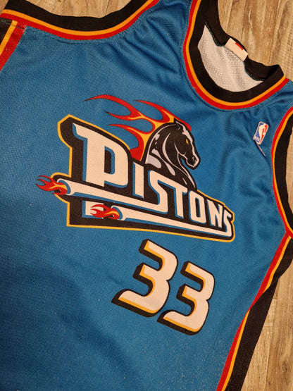 Grant Hill Detroit Piatons Jersey Size Large