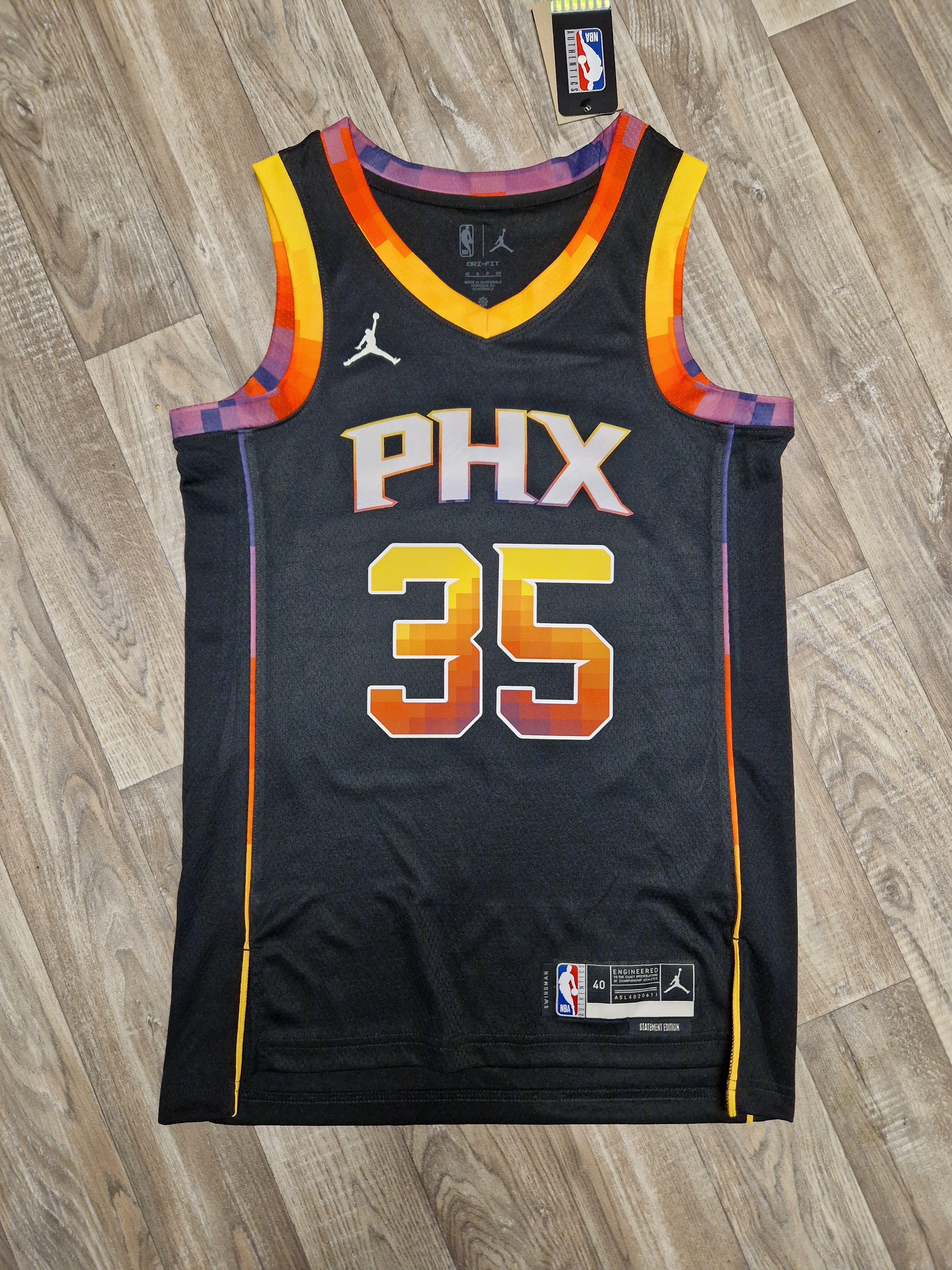 Kevin Durant Phoenix Suns Jersey Size Small The Throwback