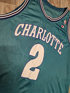 Larry Johnson Charlotte Hornets Jersey Size XL