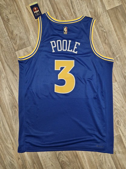 Jordan Poole Golden State Warriors Jersey Size Large