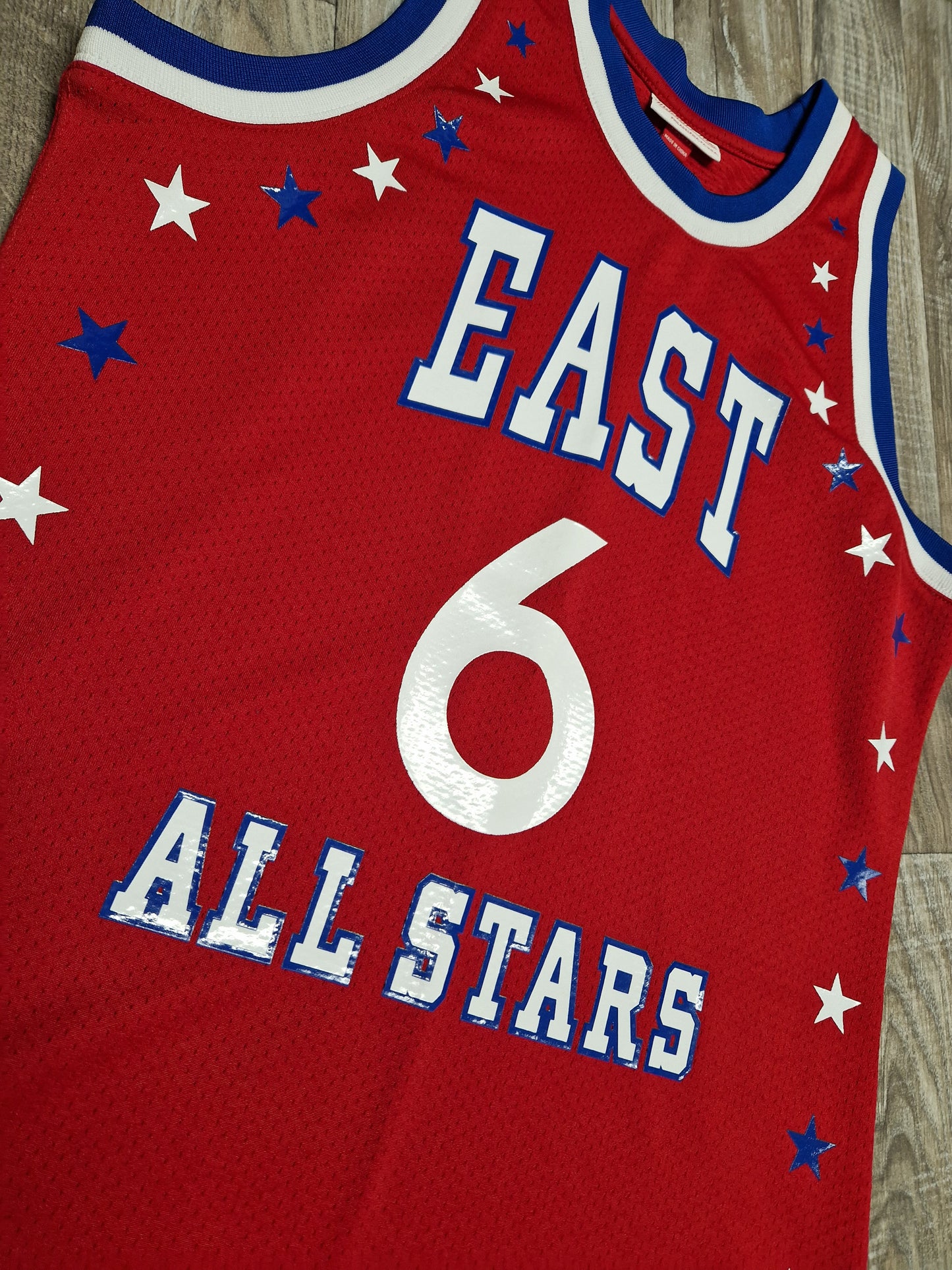 Julius Dr J Erving Authentic NBA All Star 1983 Jersey Size Medium