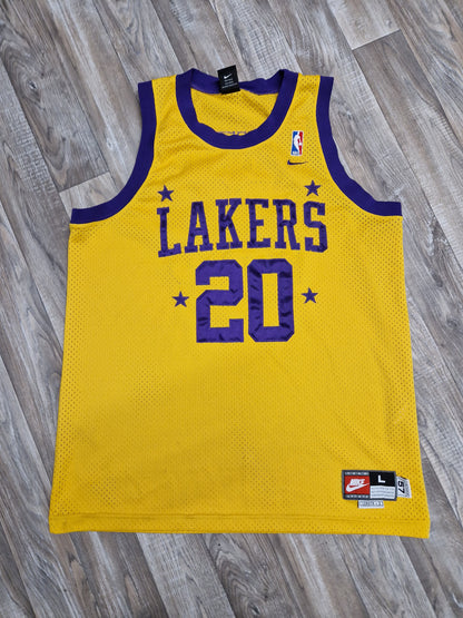 Gary Payton Los Angeles Lakers Jersey Size Large