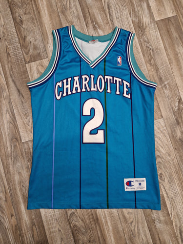 Larry Johnson Charlotte Hornets Jersey Size Medium