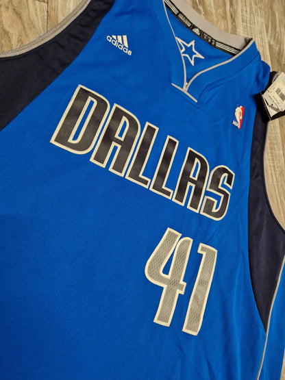 Dirk Nowitzki Dallas Mavericks Jersey Size Large
