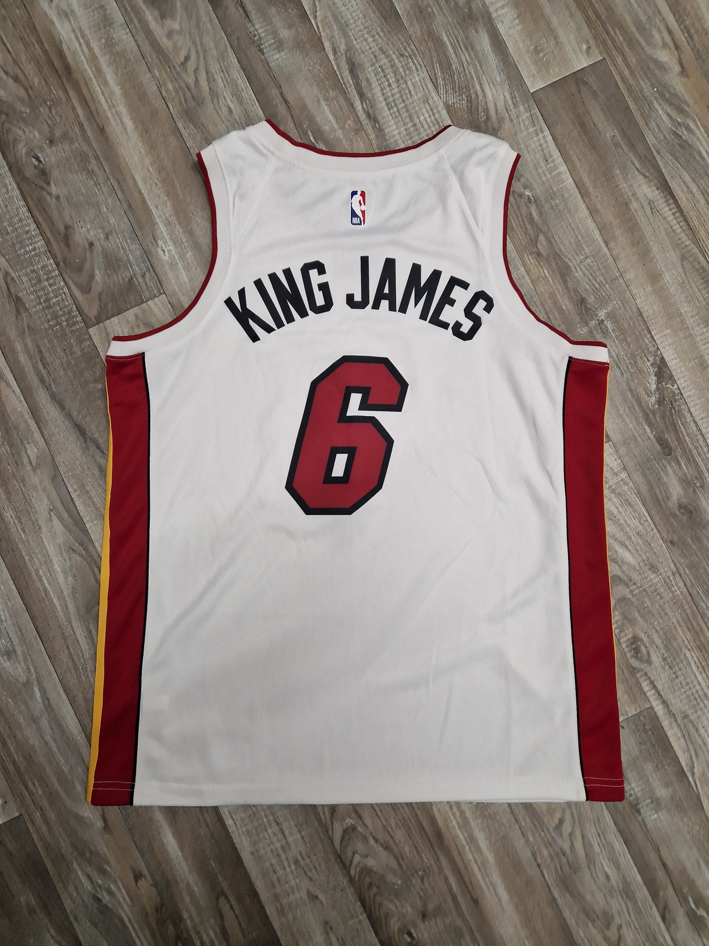 LeBron James Miami Heat "KING JAMES" Jersey Size XL