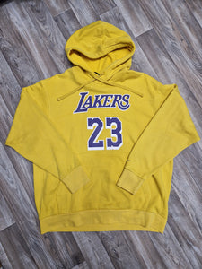 LeBron James Los Angeles Lakers Sweater Hoodie Size XL
