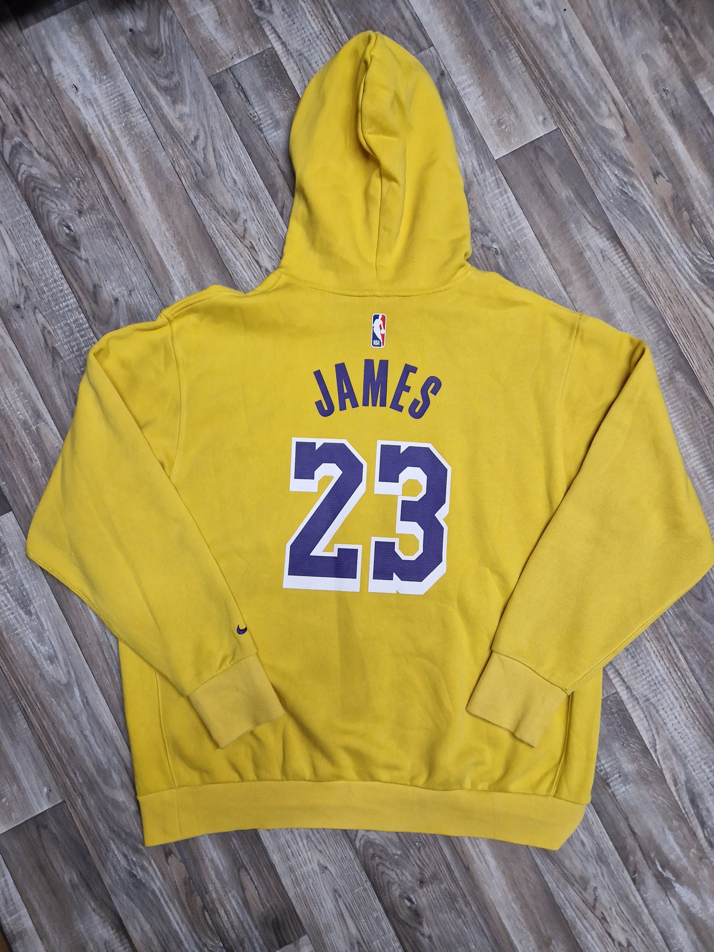 LeBron James Los Angeles Lakers Sweater Hoodie Size XL