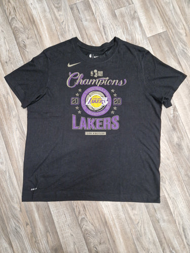 Los Angeles Lakers NBA Champions 2020 T-Shirt Size XL