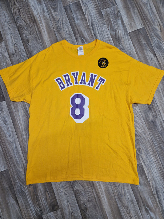 Kobe Bryant Los Angeles Lakers Memorial Anniversary T-Shirt Size XL