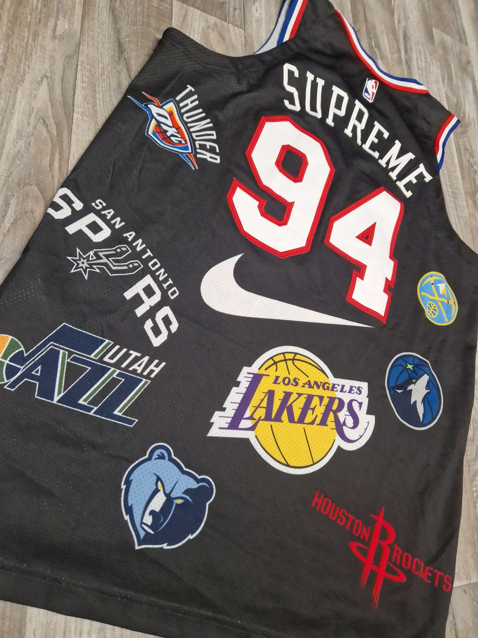 ð Nike X NBA X Supreme Authentic Jersey Size Large â The Throwback Store ð
