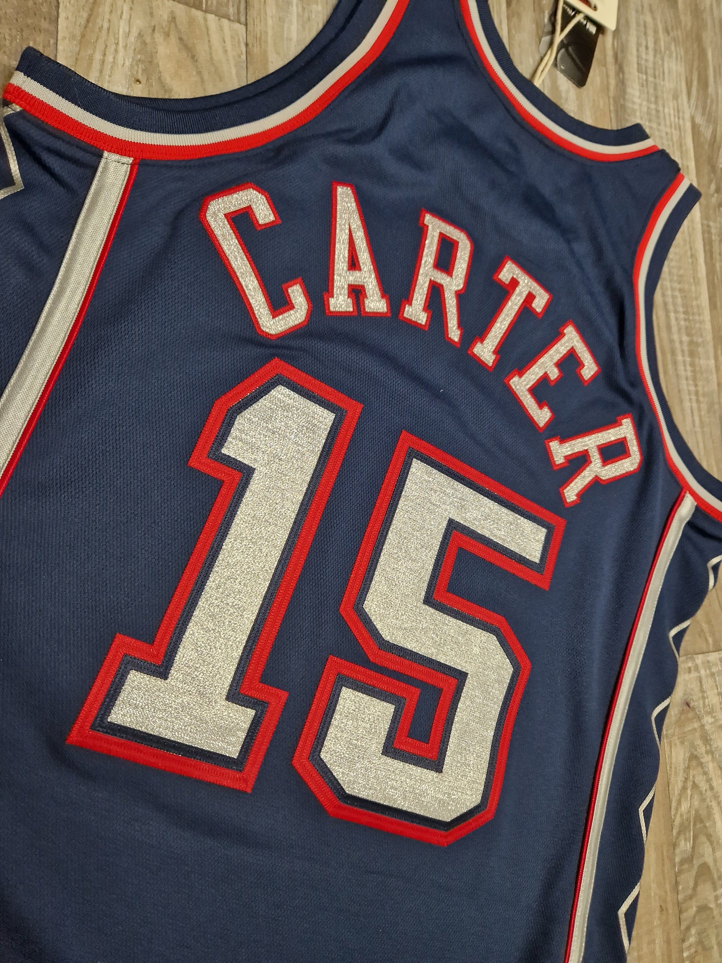 Vince Carter Authentic New Jersey Nets Jersey Size Medium