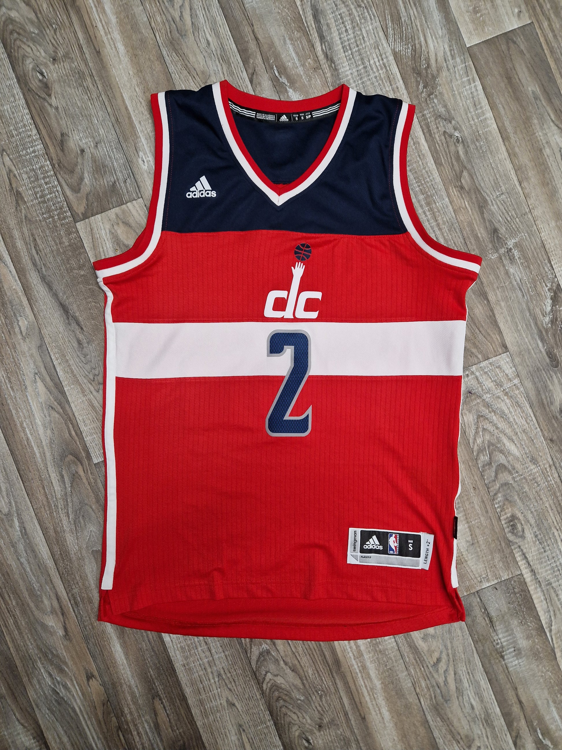 John Wall Washington Wizards Christmas Day Jersey Size Small The Throwback Store