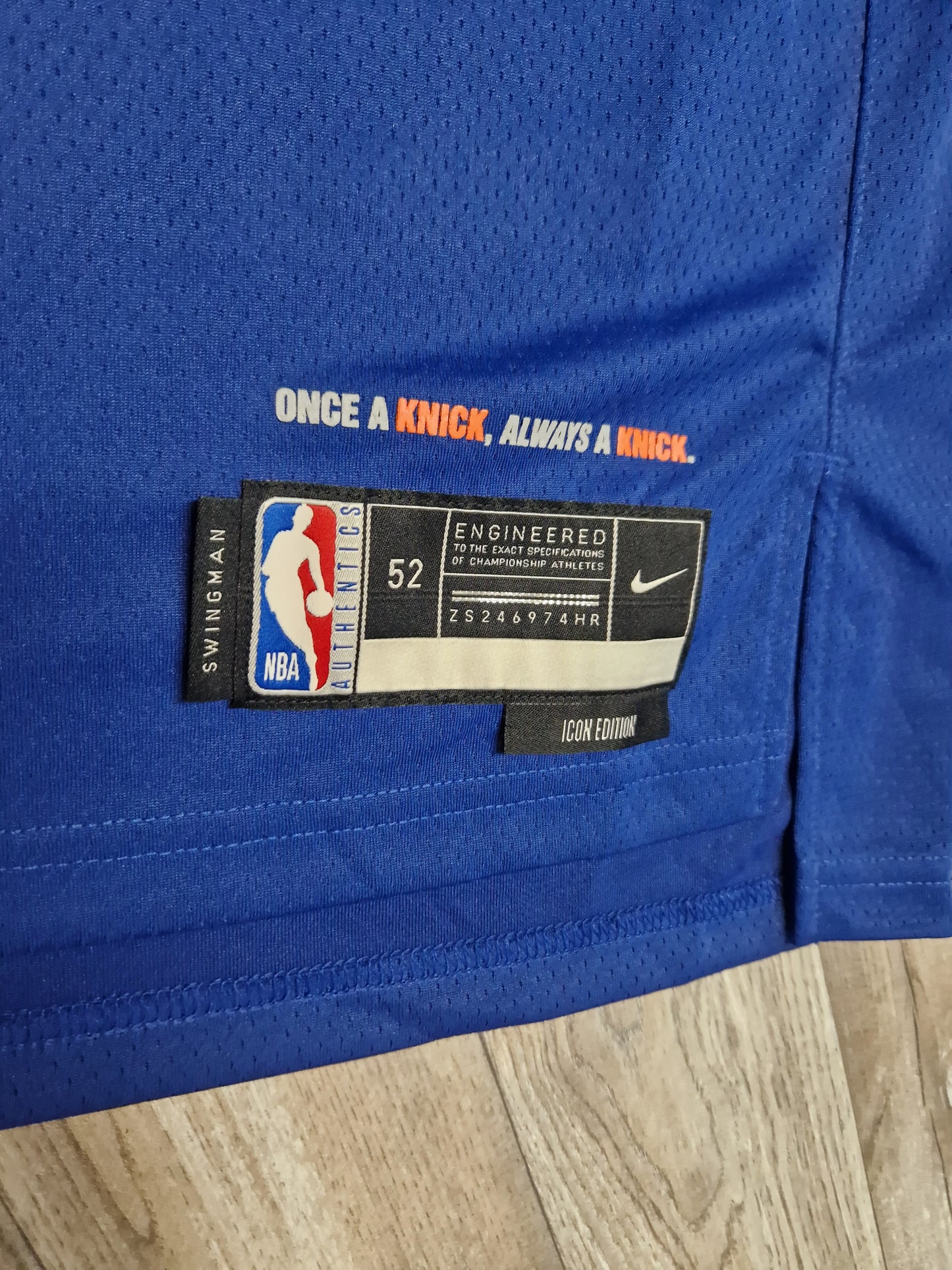 Jalen Brunsen New York Knicks Jersey Size XL