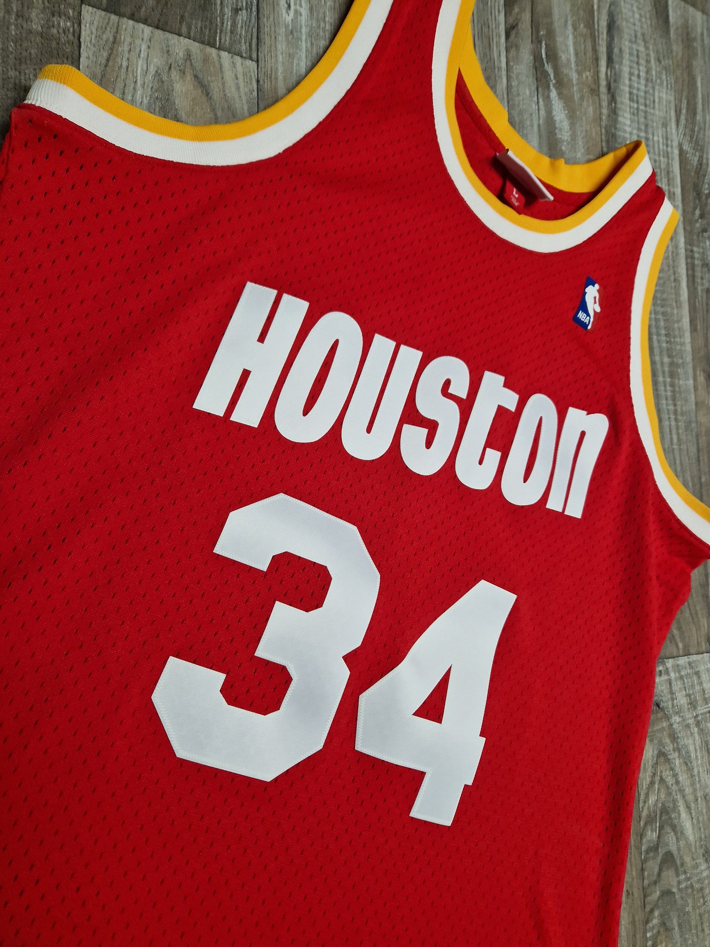 Hakeem Olajuwon Houston Rockets Jersey Size Large