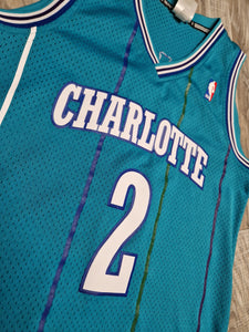Larry Johnson Charlotte Hornets Jersey Size Small