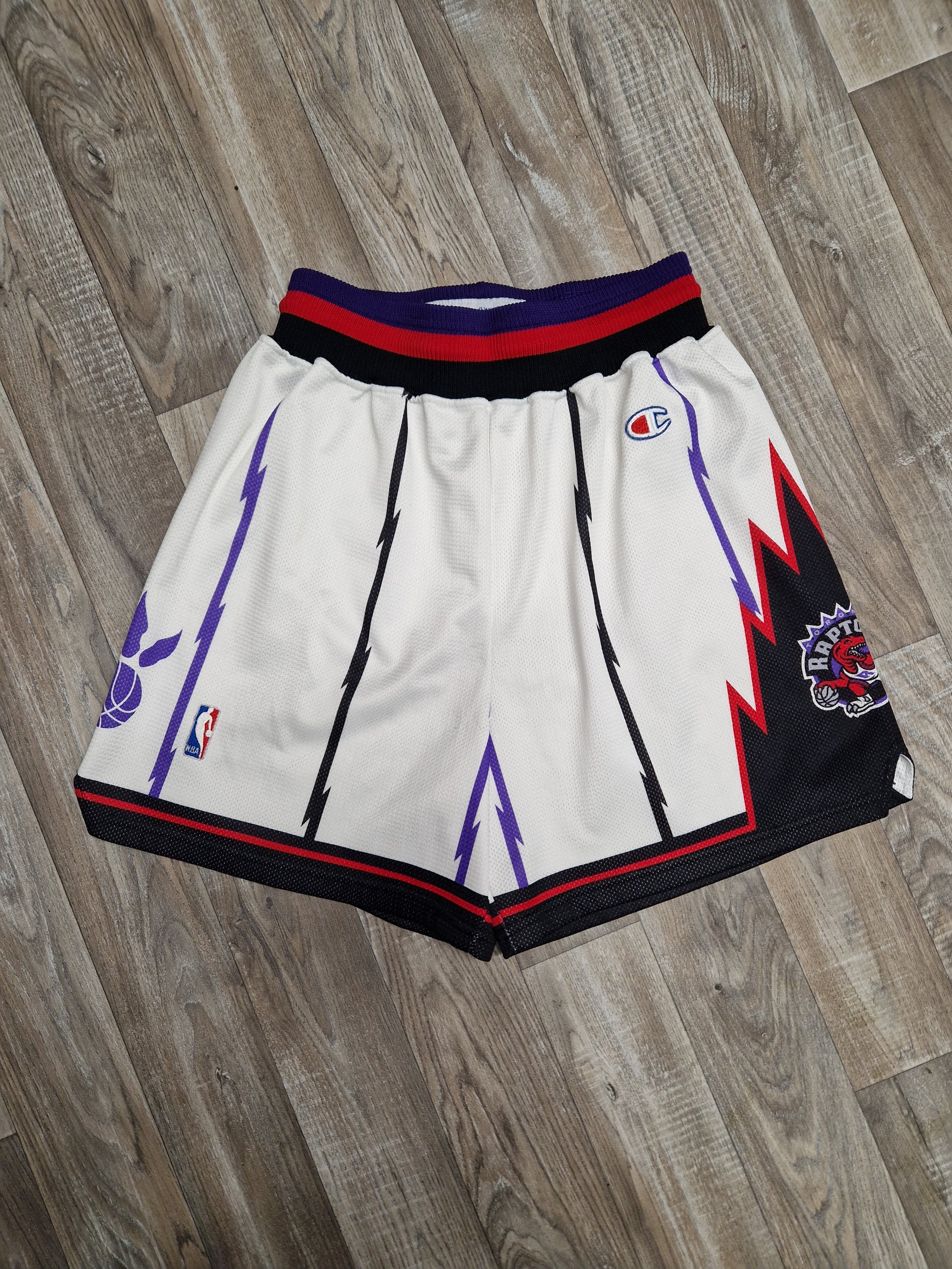 Toronto Raptors Shorts Size Large The Throwback Store