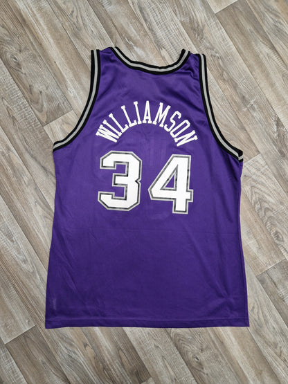 Corliss Williamson Sacramento Kings Jersey Size Large