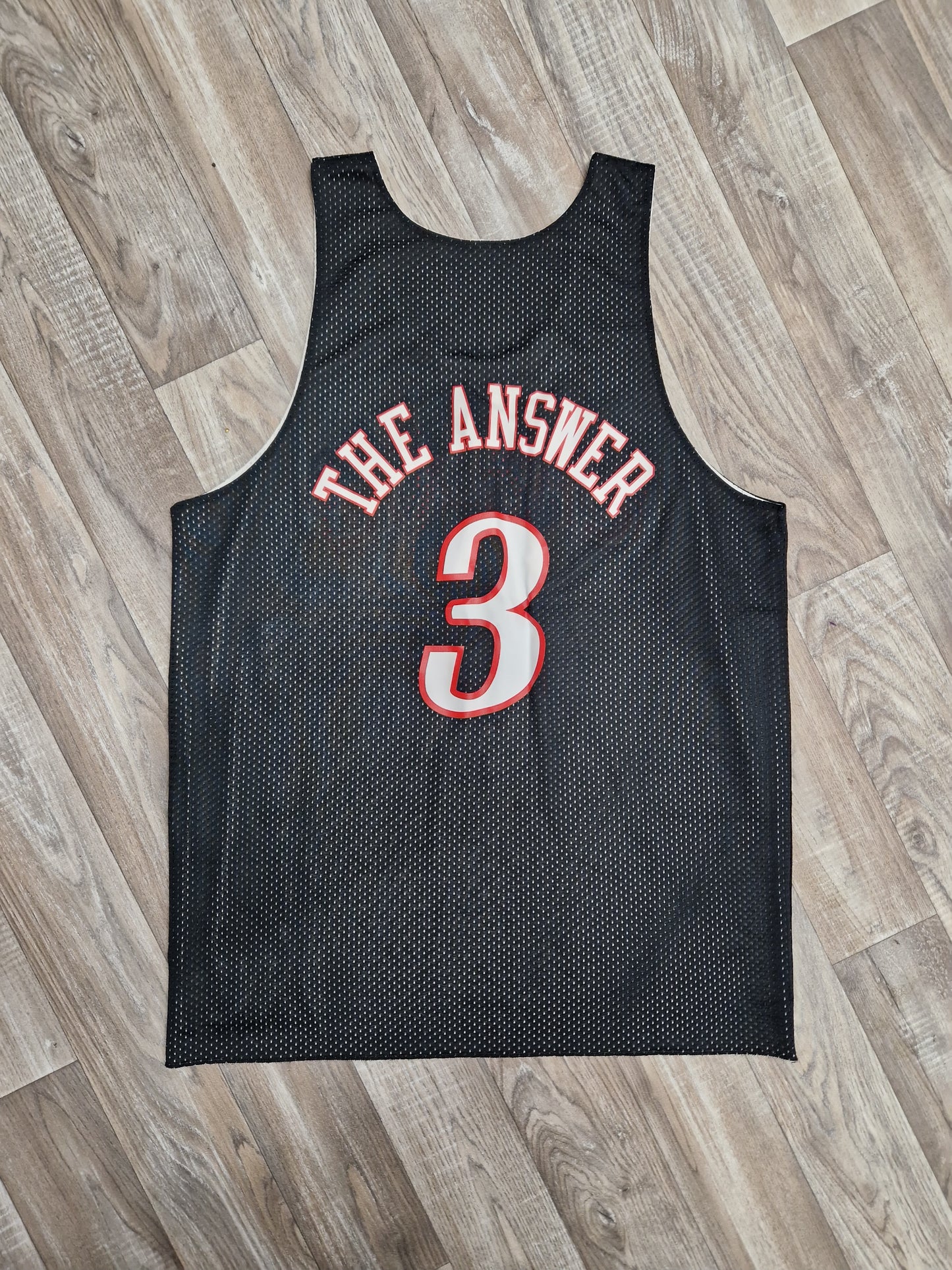 Allen Iverson Philadelphia 76ers Reversible Jersey Size Medium