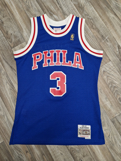 Allen Iverson First Generation Philadelphia 76ers Jersey Size Medium