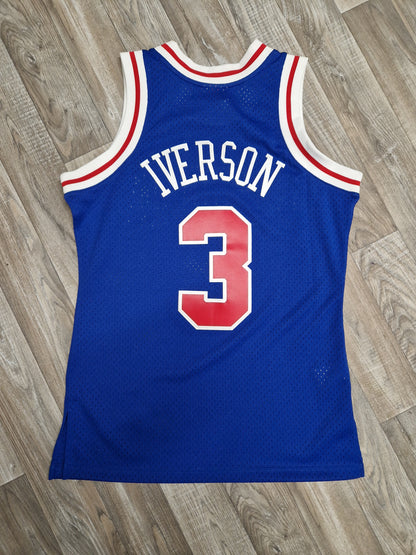 Allen Iverson First Generation Philadelphia 76ers Jersey Size Medium