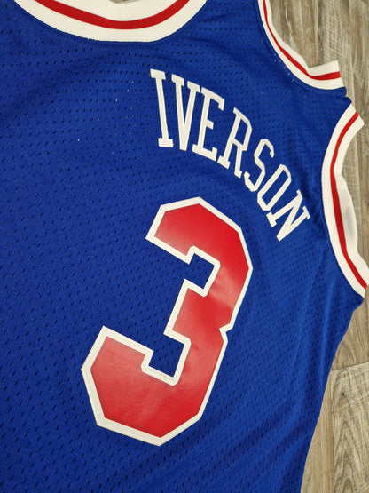 Allen Iverson First Generation Philadelphia 76ers Jersey Size Medium