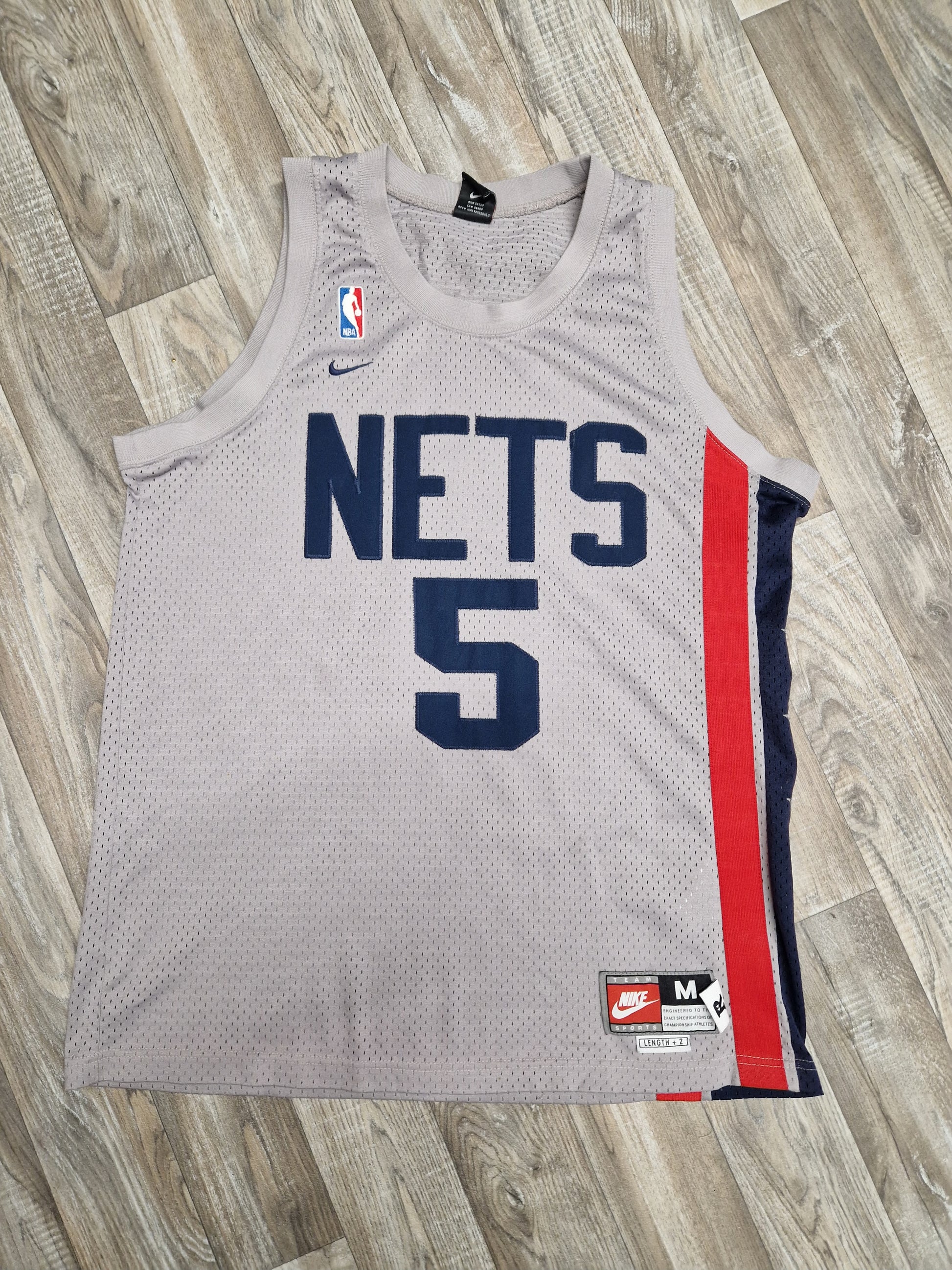 Jason Kidd New Jersey Nets Jersey Size Medium The Throwback Store