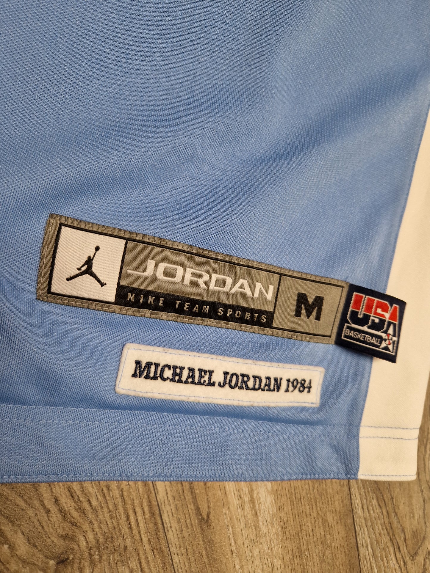 Michael Jordan Authentic North Carolina Tar Heels/ Team USA Jersey Size Medium