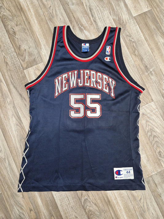 Jayson Williams New Jersey Nets Jersey Size Large