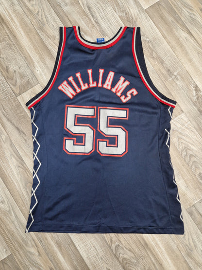 Jayson Williams New Jersey Nets Jersey Size Large