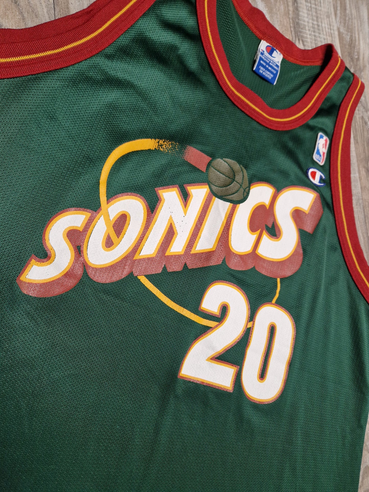 Gary Payton Seattle Supersonics Jersey Size XL