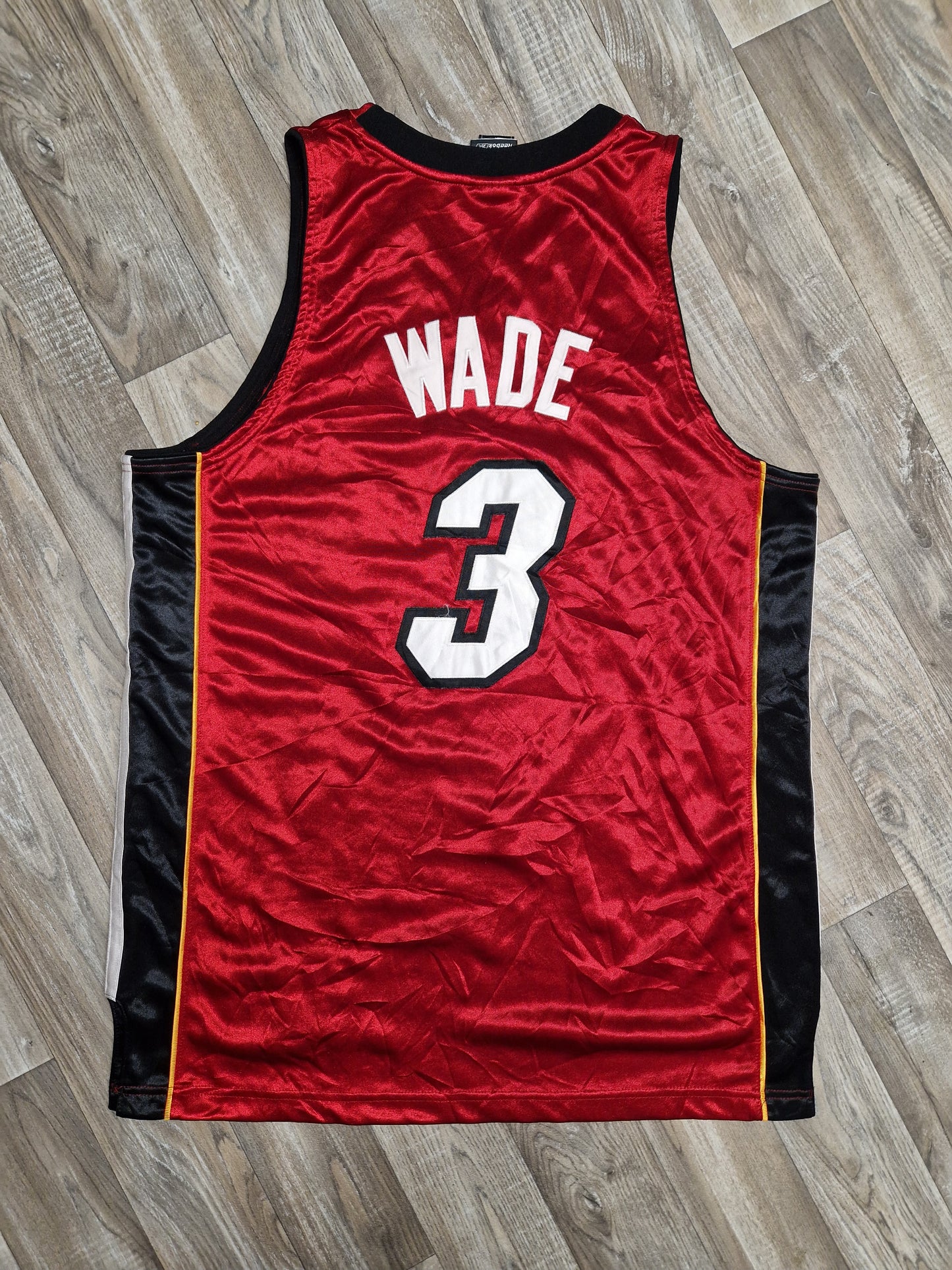 Dwyane Wade Authentic Miami Heat Jersey Size Large