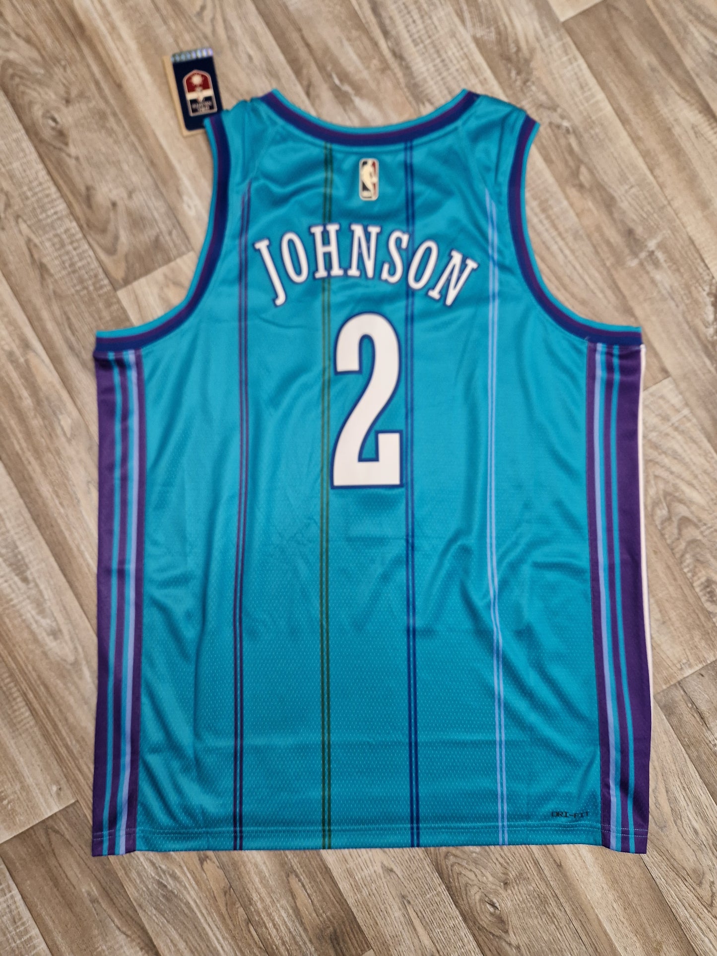 Larry Johnson Charlotte Hornets Jersey Size XL