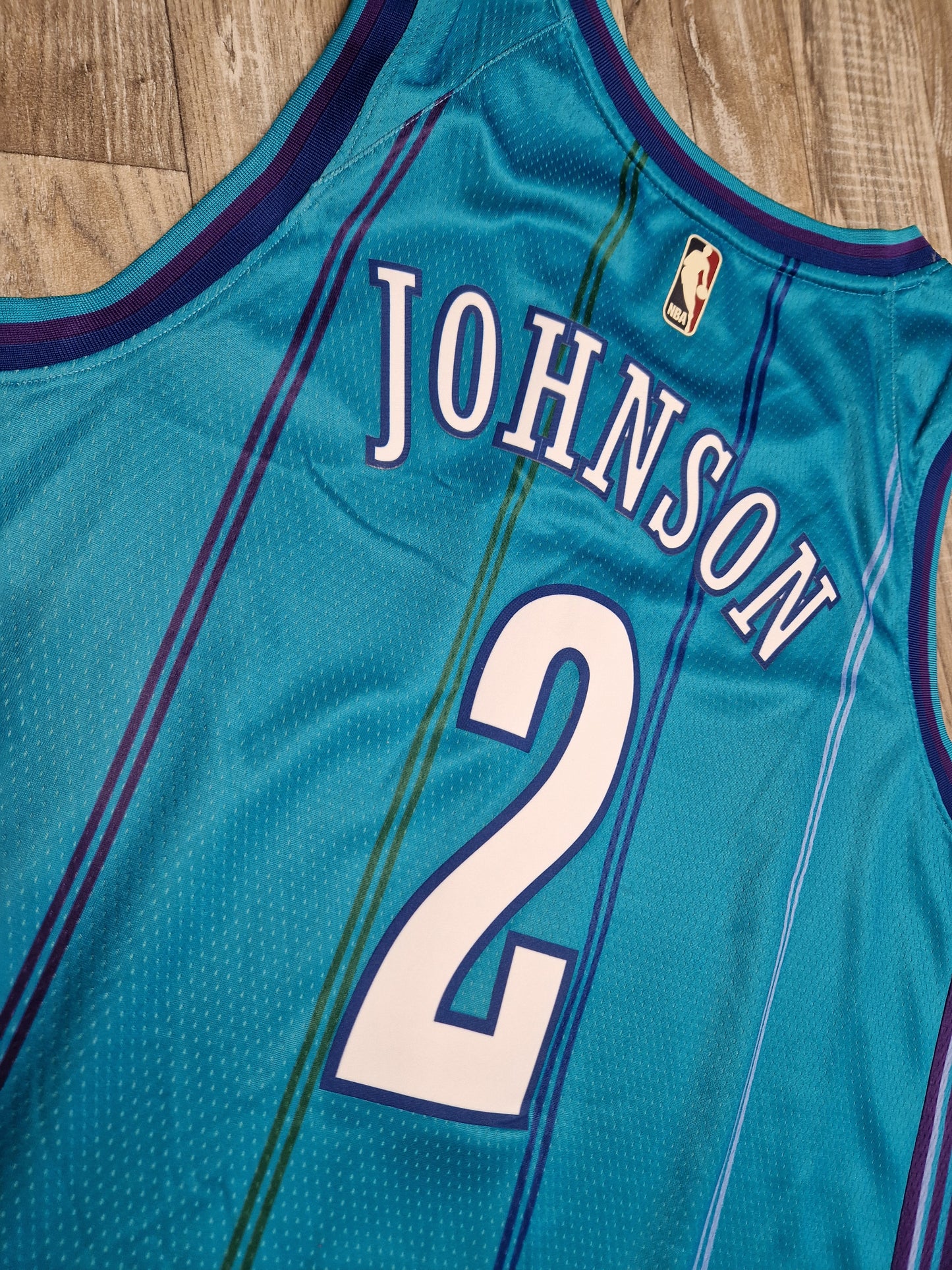 Larry Johnson Charlotte Hornets Jersey Size XL