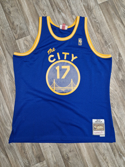 Chris Mullin Golden State Warriors Jersey Size XL