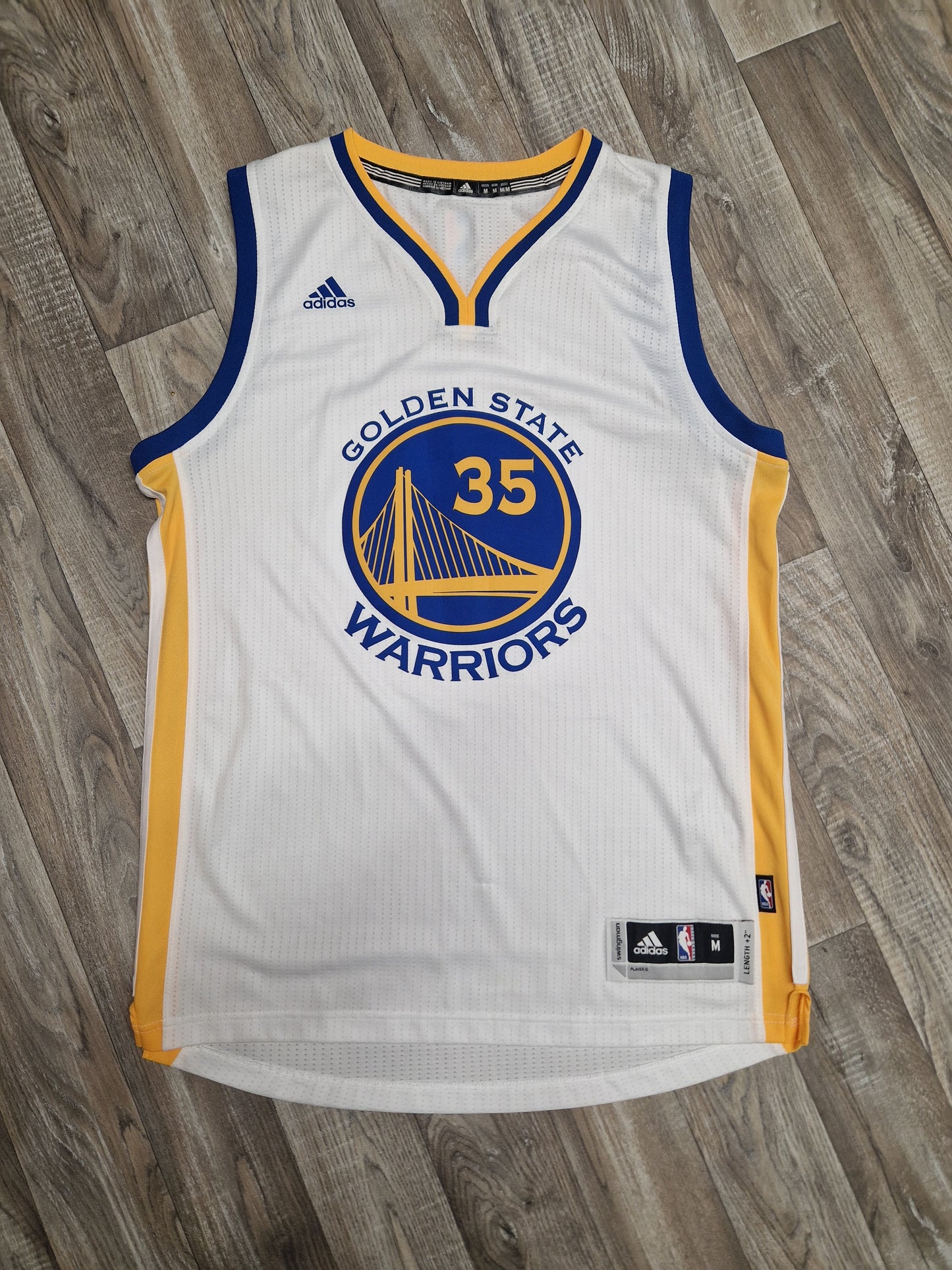 Kevin Durant Golden State Warriors Jersey Size Medium