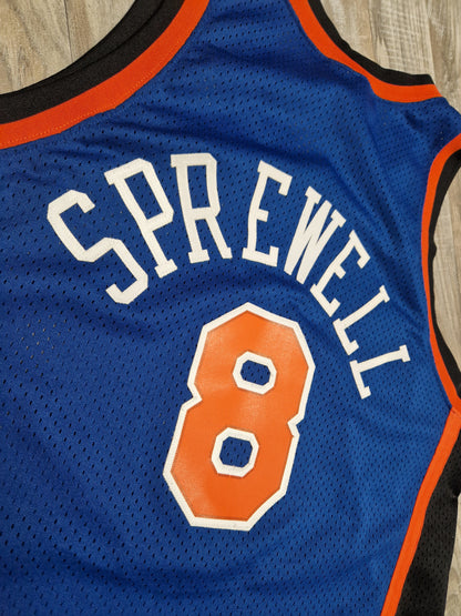 Latrell Sprewell New York Knicks Jersey Size XL