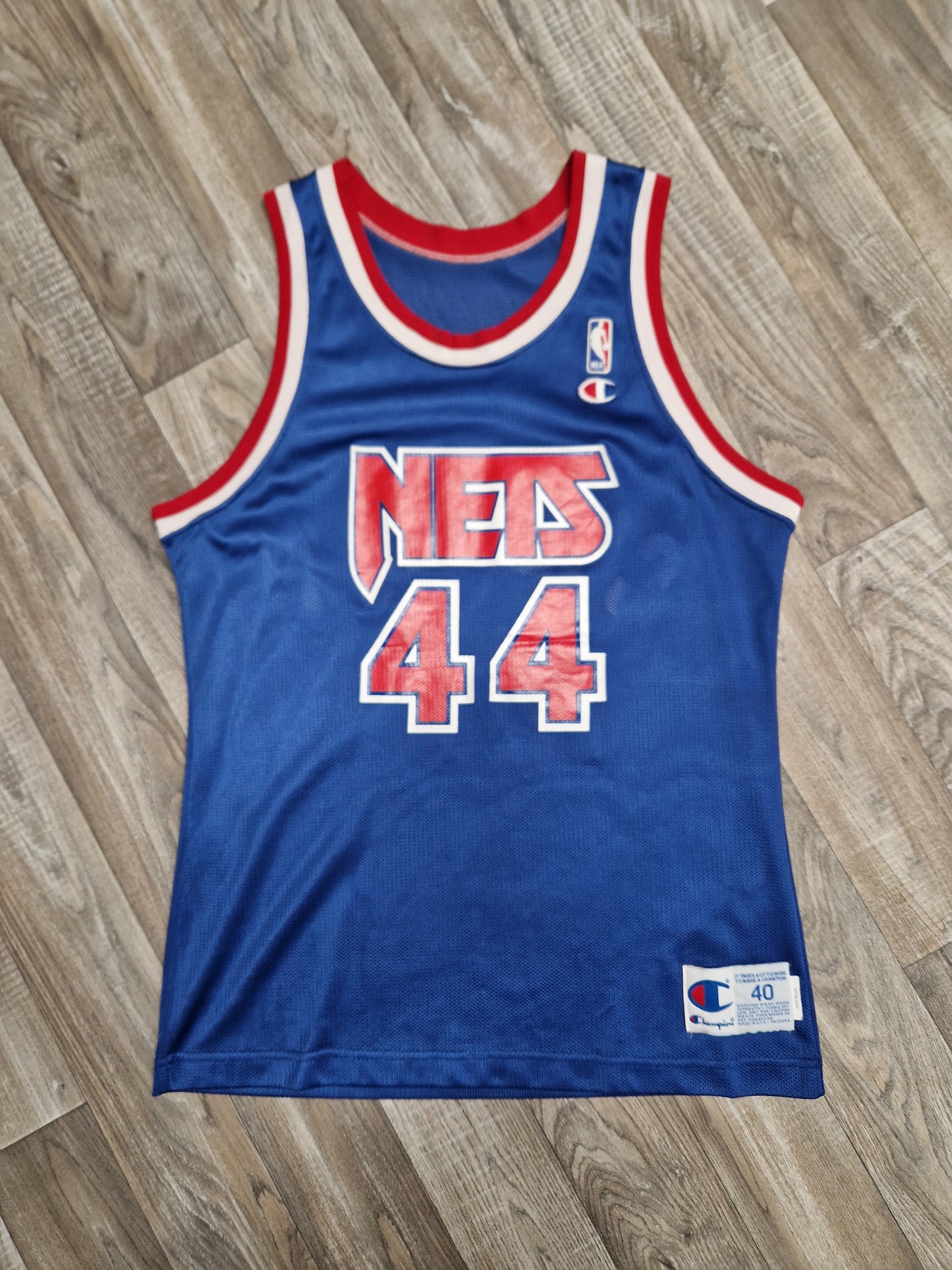 Derrick Coleman New Jersey Nets Jersey Size Medium