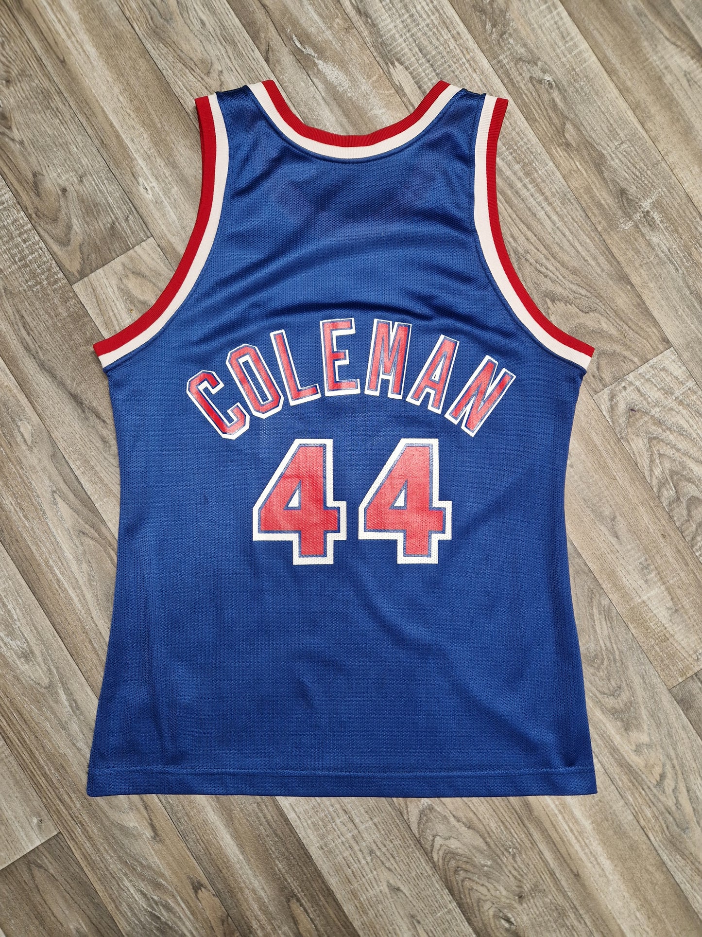 Derrick Coleman New Jersey Nets Jersey Size Medium