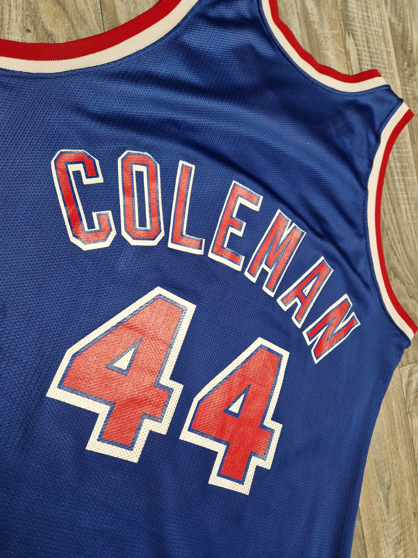 Derrick Coleman New Jersey Nets Jersey Size Medium