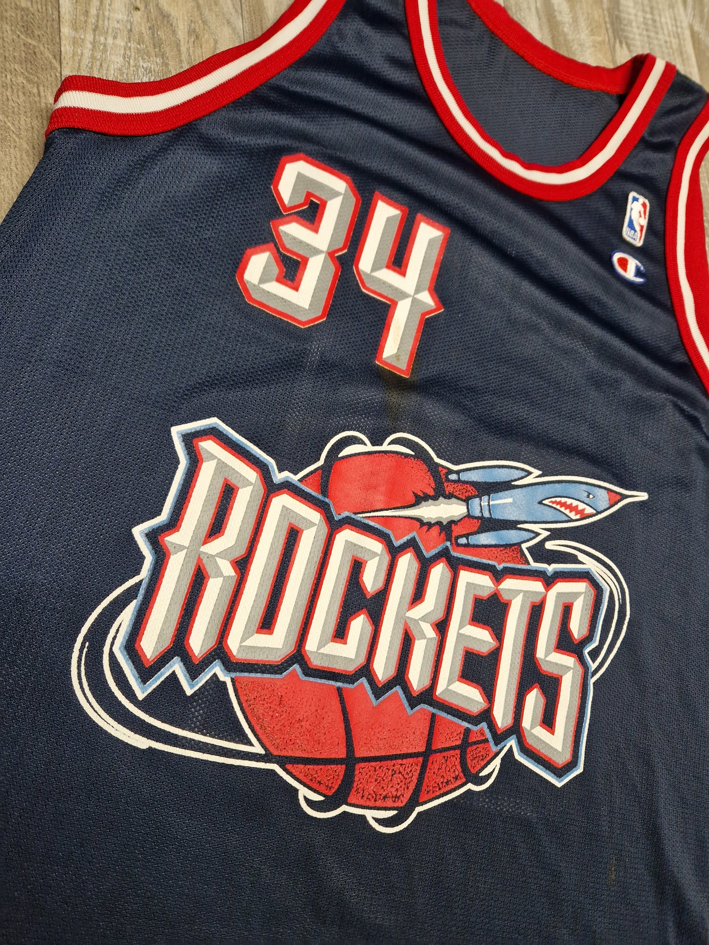 Hakeem Olajuwon Houston Rockets Jersey Size Large