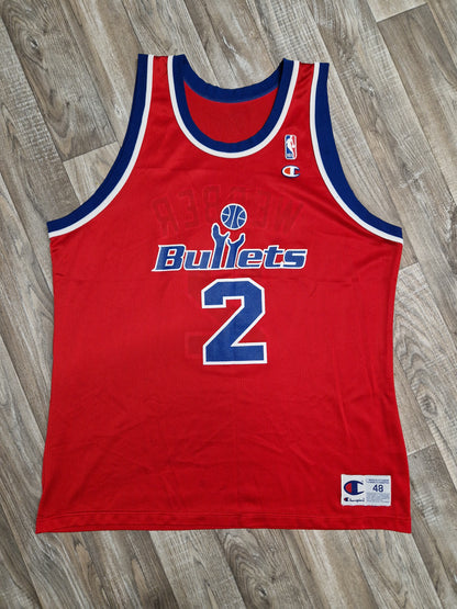 Chris outlet Webber Washington Bullets Mitchell & Ness NBA jersey XL