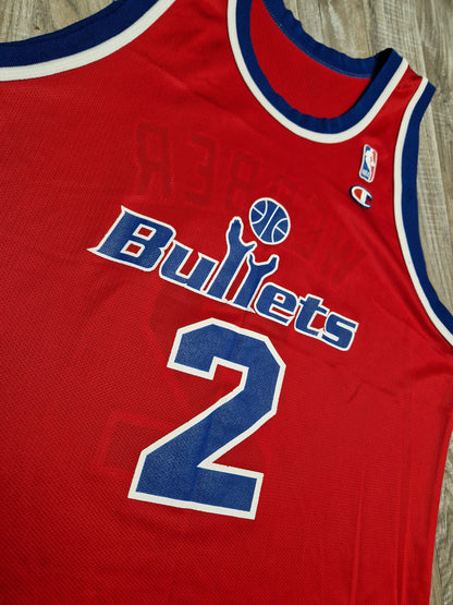 Chris Webber Washington Bullets Jersey Size XL